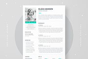 Resume Template with Photo - Eliza, a Resume Template by Olympia Resume (Thumbnail 2 of 6)
