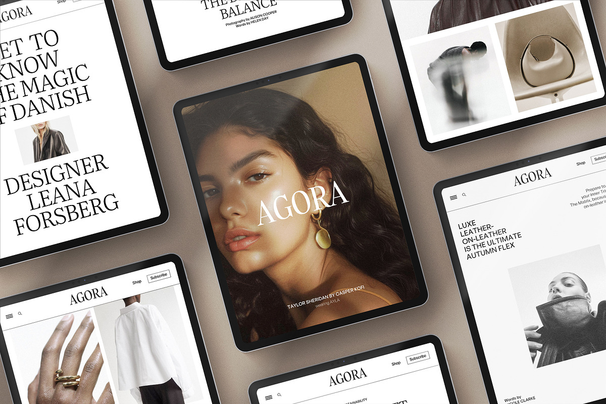 AGORA / Devices Mockups, an iPad Mockup by Studio Dara (Photo 1 of 16)