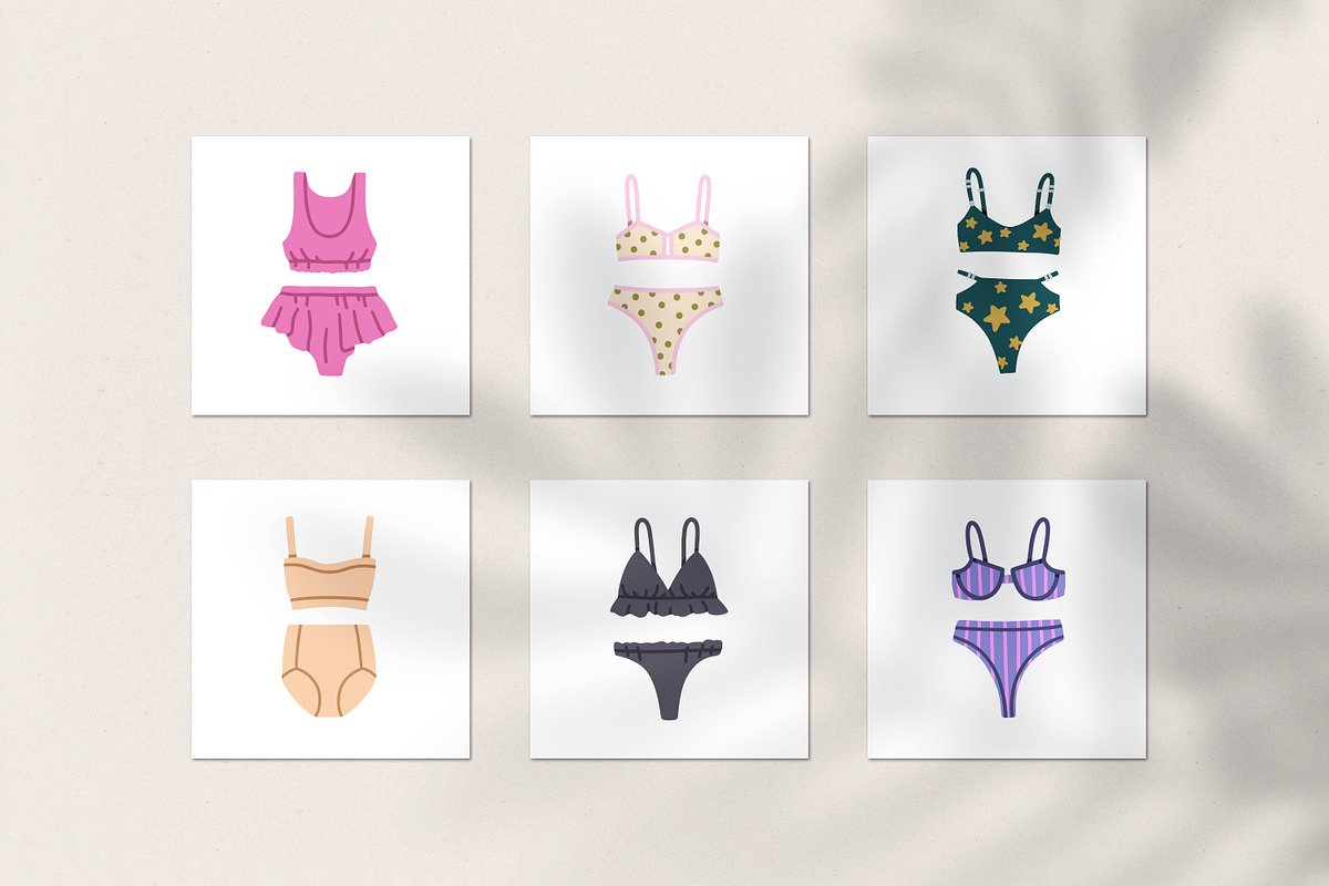 Modern women underwear, lingerie set, an Object Illustration by Good Studio (Photo 16 of 16)