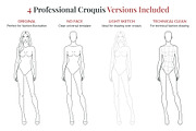 Female Fashion Croquis Bundle, a Person Illustration by Shorena Fashion Draws (Thumbnail 6 of 13)