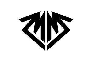 Letter MM Arrows Logo
