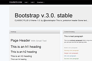 Bootsrap 3.0. theme Black&White, a Bootstrap Template by Bootstraptor (Thumbnail 2 of 5)