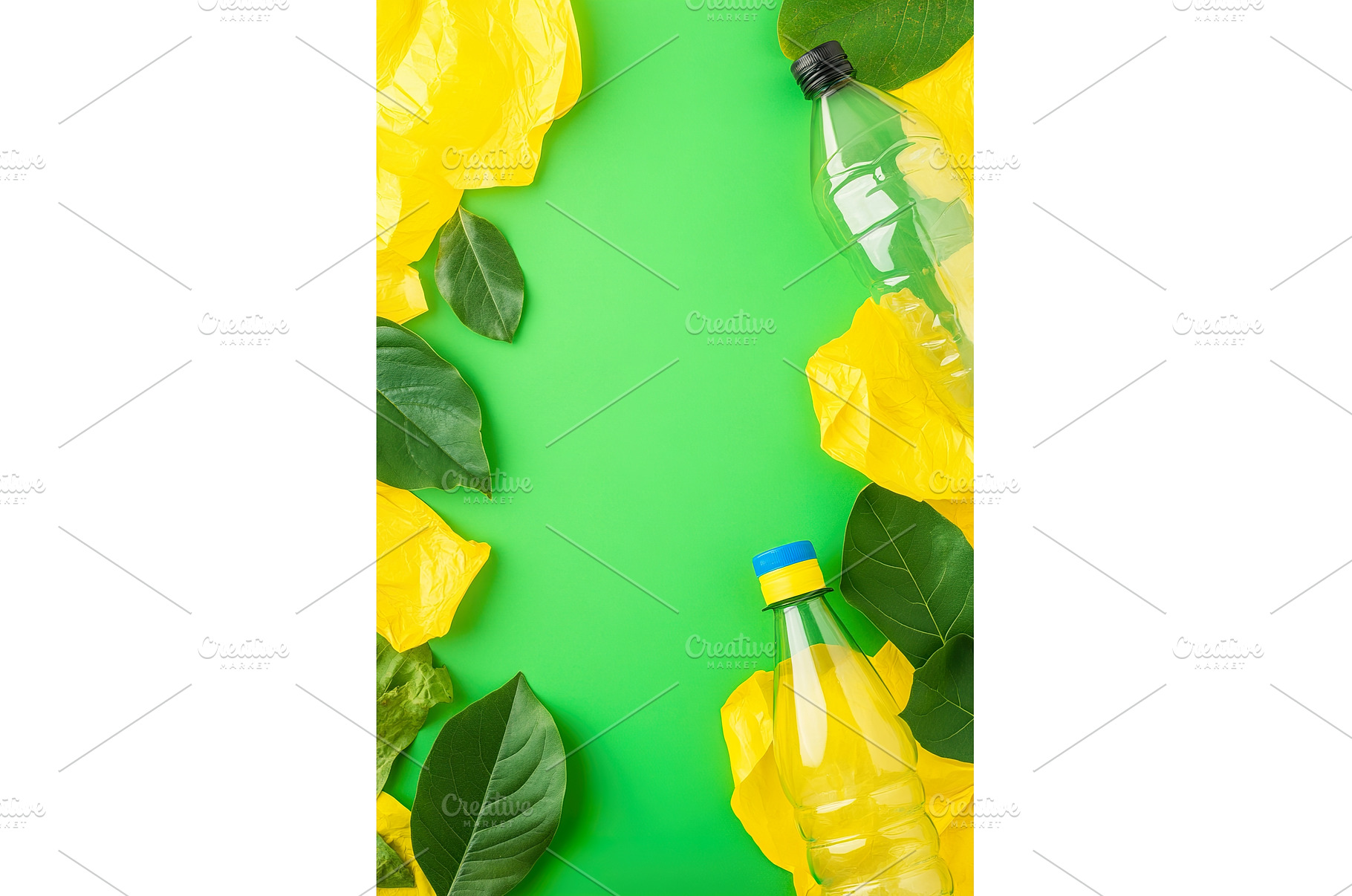 plastic water bottles and plastic, an Animal Photo by Lermont51