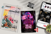 Bundle 12 Flyers and Banners, a Flyer Template by PixelsDesign (Thumbnail 1 of 3)