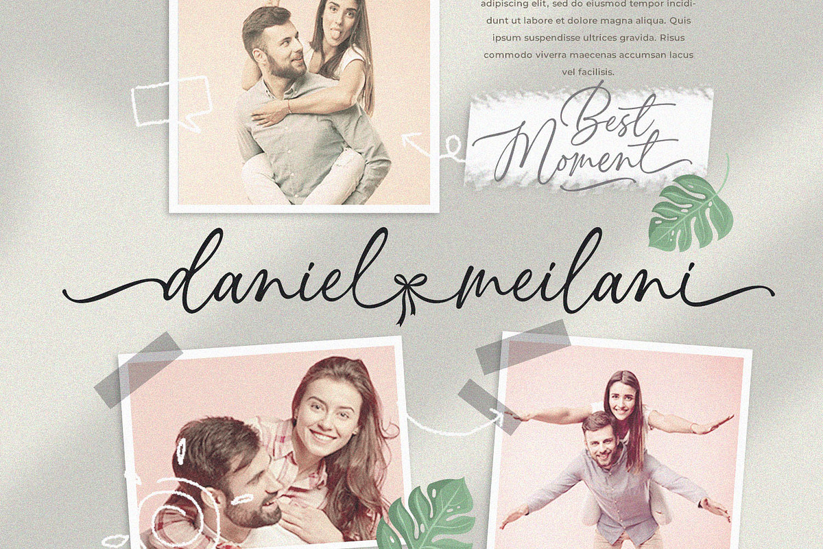 Signature Calligraphy - Best Moment, a Script Font by Subectype Studio (Photo 2 of 10)