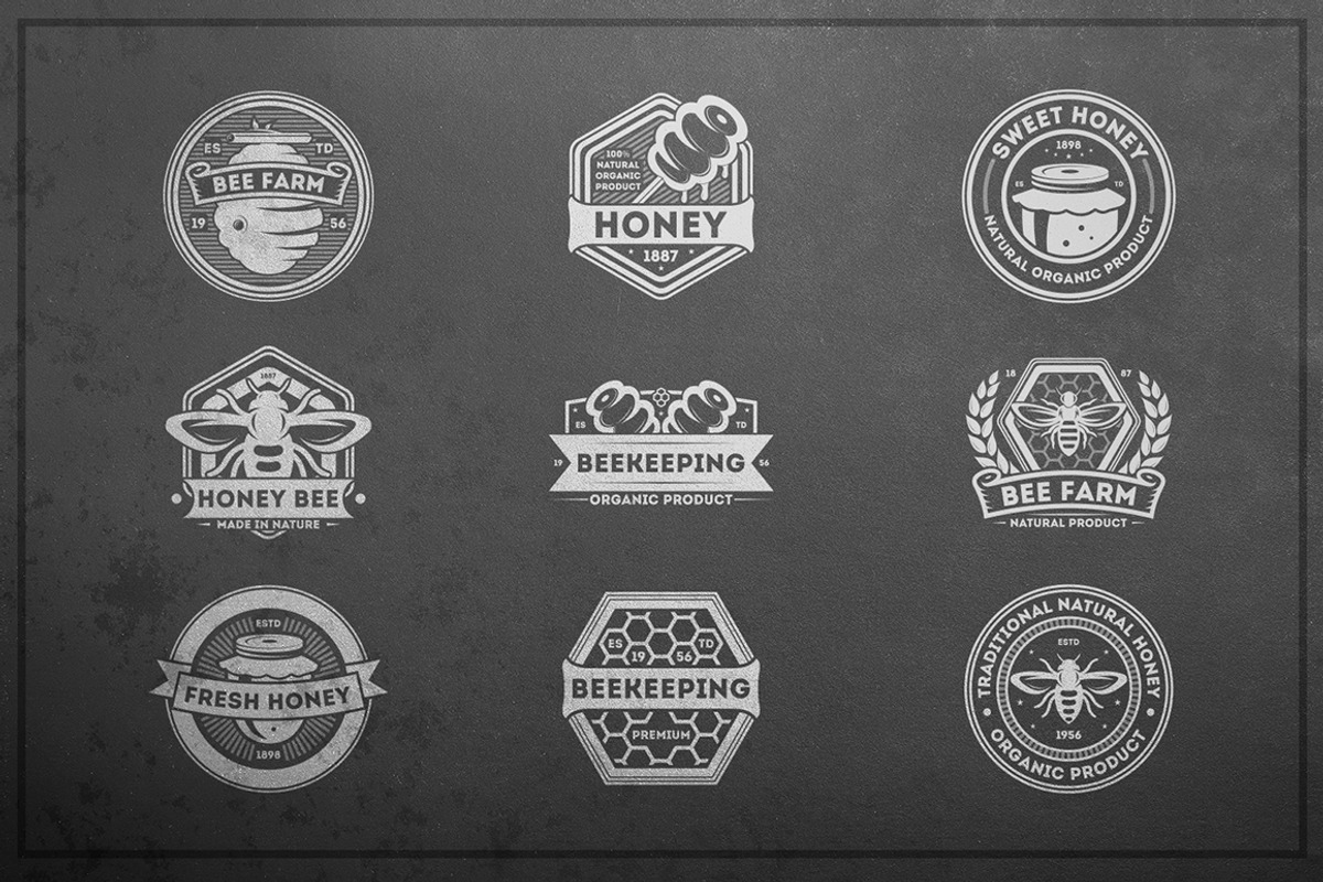 Honey logo kit, a Branding & Logo Template by Alfazet Chronicles (Photo 2 of 13)