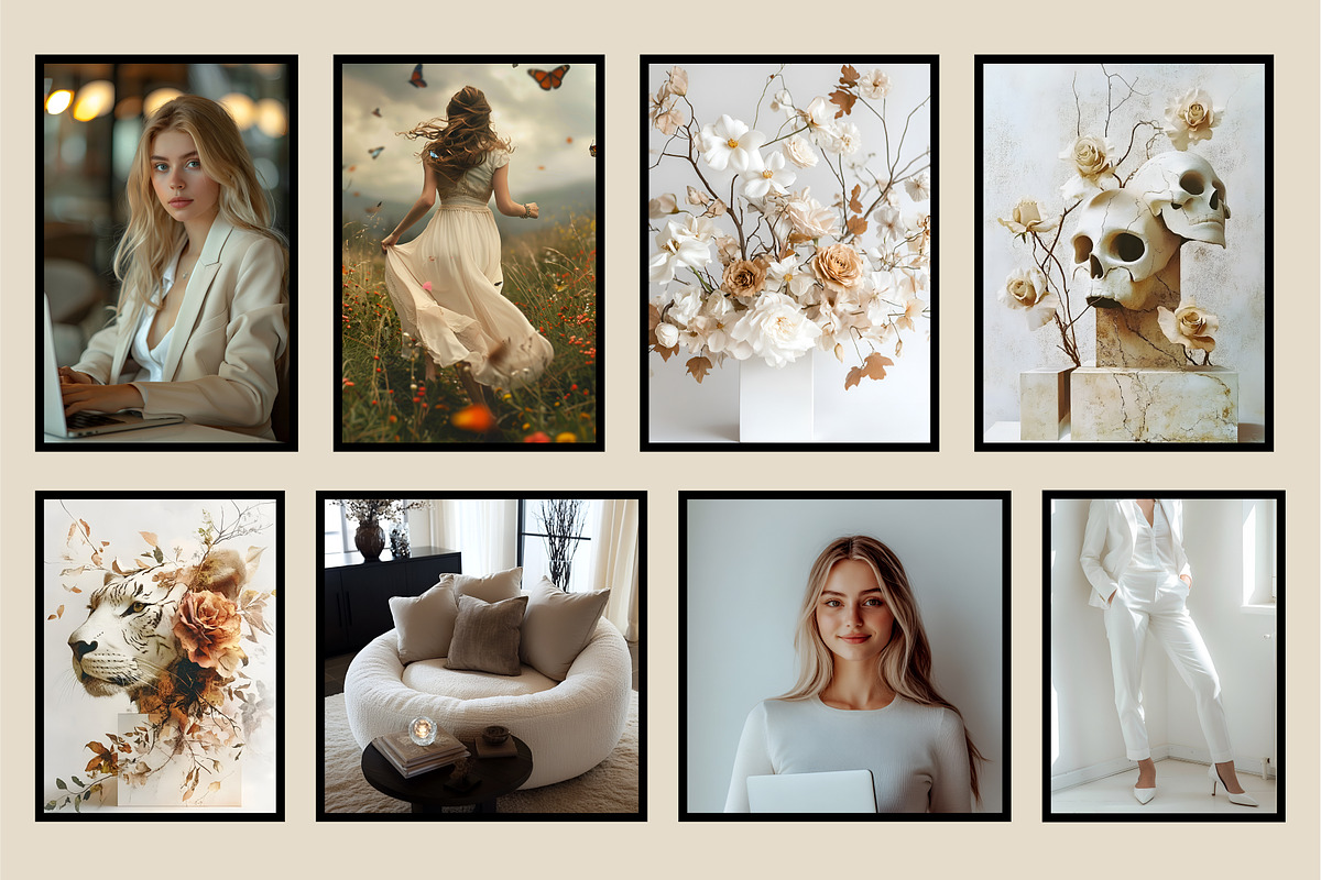 MidJourney Aesthetic Prompt Pack, a Photo by maryamdesignarts (Photo 5 of 9)