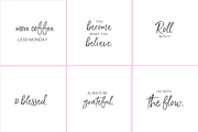 50 Image Boss Babe Quotes Pack, a Social Media Template by blackdahliapress (Thumbnail 3 of 5)