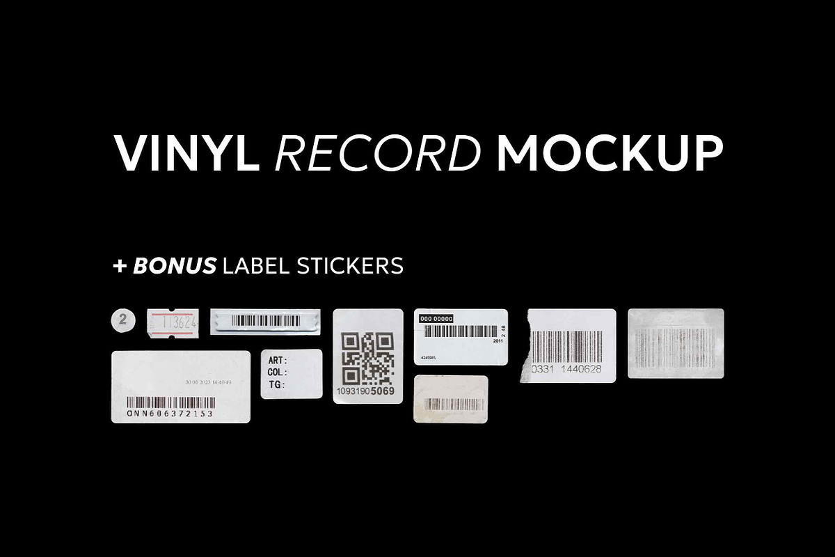 Vinyl Record Cover Mockup, a Packaging Mockup by BORT GRAPHIC (Photo 7 of 7)