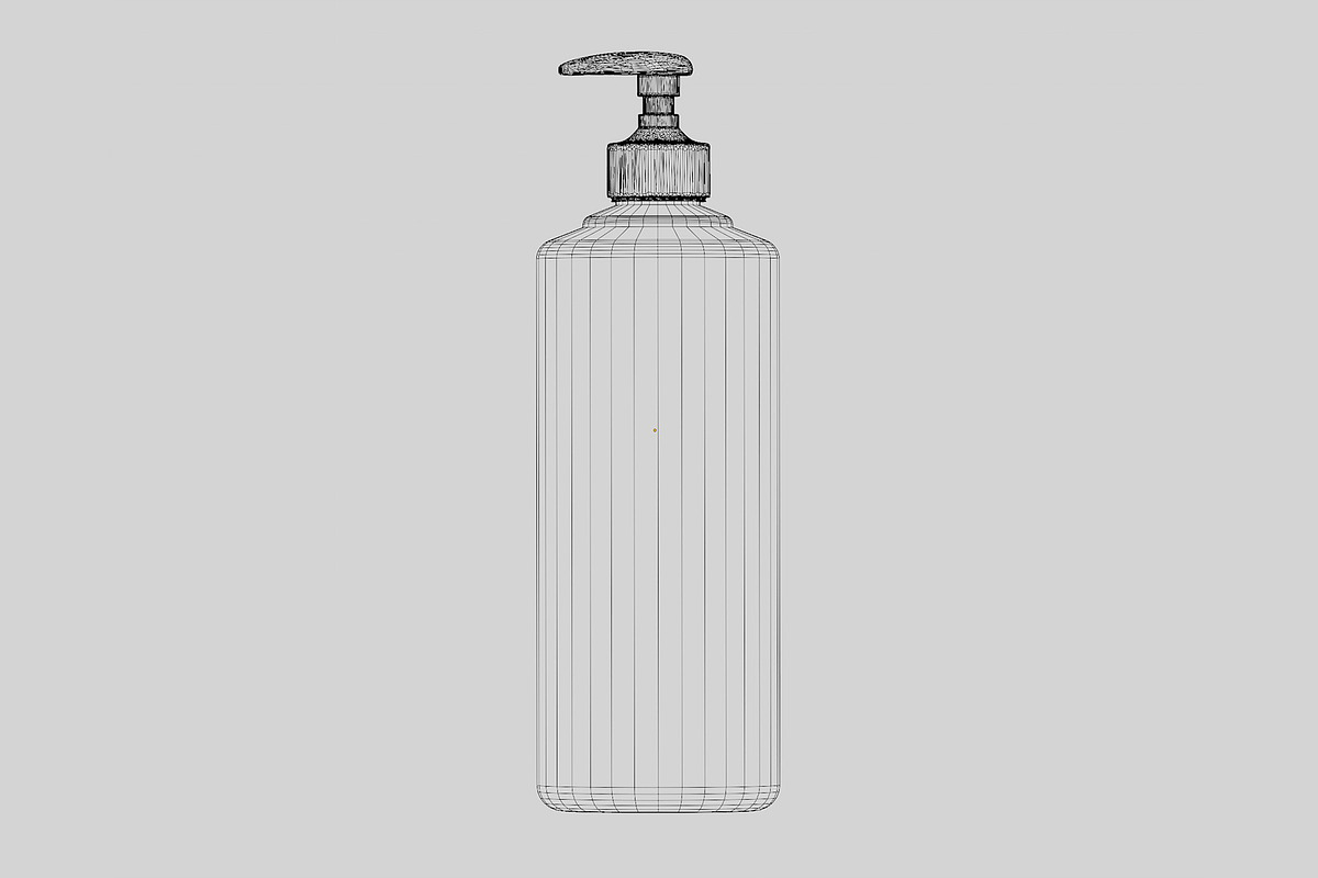 Lotion bottle 3d model, an Object 3D Model by fahad121 (Photo 6 of 6)
