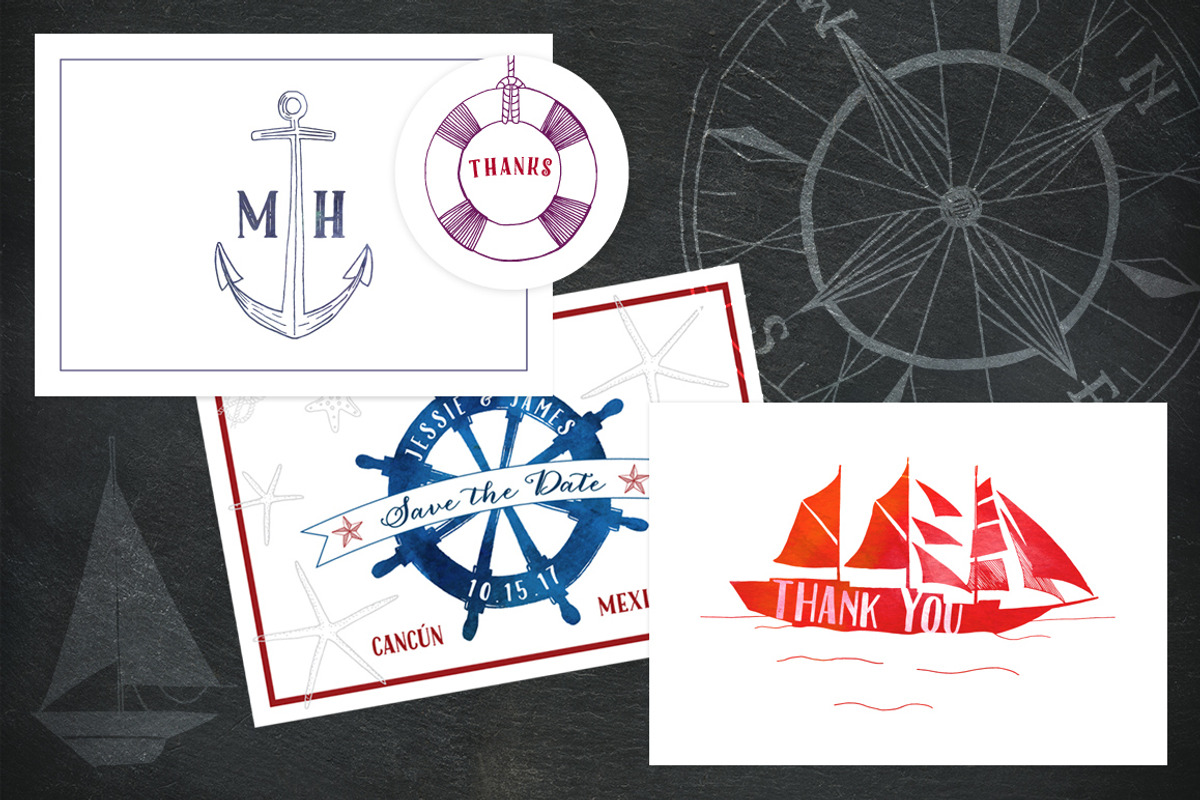 Nautical & Knot Vector Illustrations, an Illustration by becky nimoy (Photo 2 of 2)