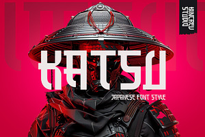Katsu - Japanese Font Style, a Sans Serif Font by Kincrev Studio