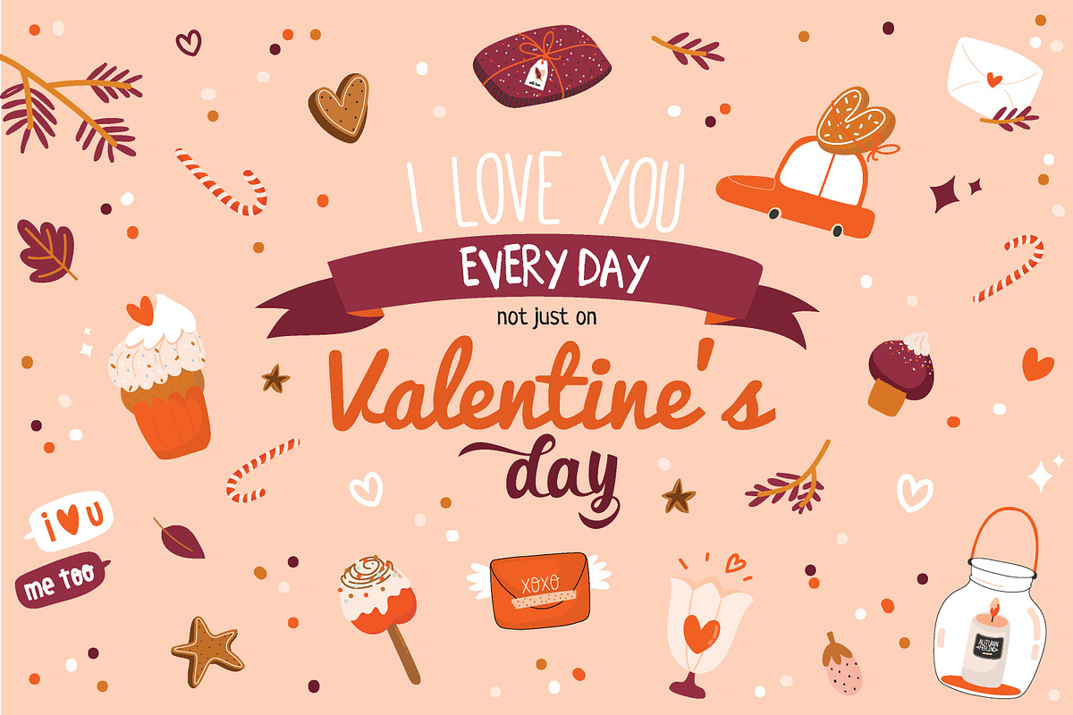 Valentines day cads PART 1, an Animal Illustration by Ruslana Lubenets (Photo 2 of 7)