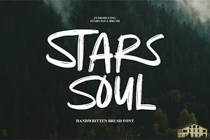 Stars Soul - Brush Font, a Handwritten Font by executypeStudio