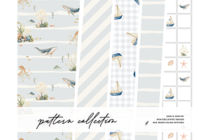 Ocean pattern Animal Nursery