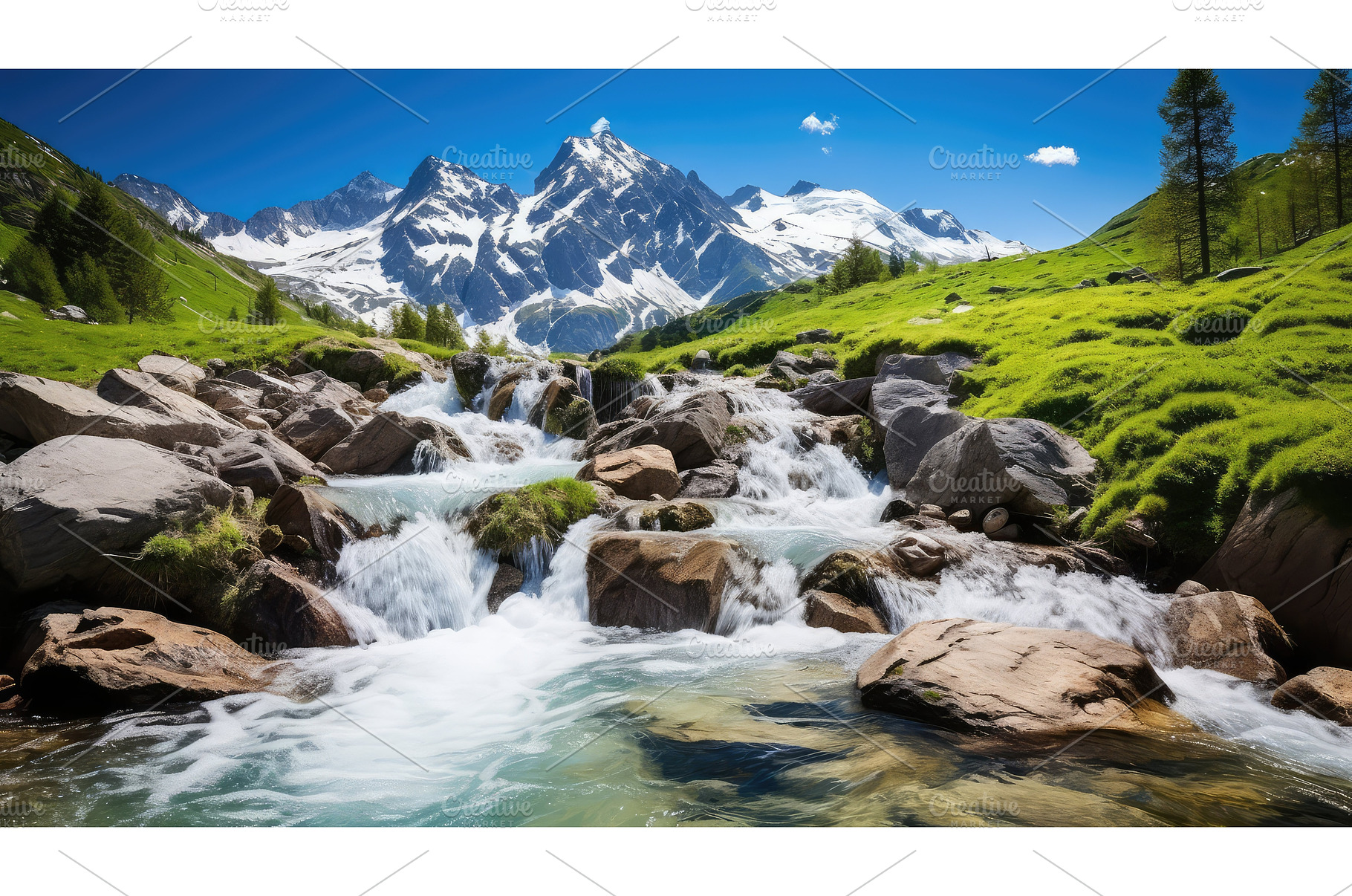 crystal mountain spring high ai, a Nature Photo by pikepicture