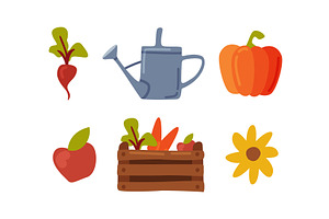 Farming and Agriculture with Crate, an Object Illustration by TopVectors