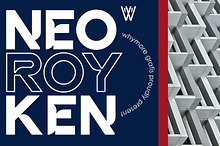 Neo Royken Font | Modern Futuristic