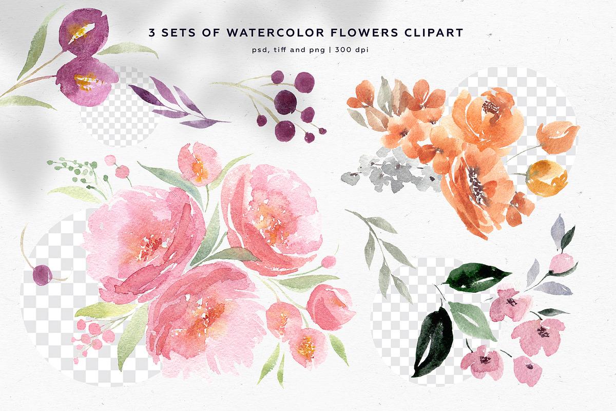Bloom. Patterns & floral clipart, a Pattern Graphic by Tilling (Photo 5 of 8)