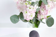 Soft Pink Podcasting Styled Stock, a Business Photo by Pixels & Design (Thumbnail 2 of 2)