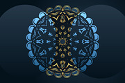 Mandala Circular Pattern Vector Pack, a Background Graphic by NJ Himel (Thumbnail 94 of 95)
