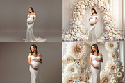 White Flower Arch Backdrops, a Background Graphic by DreamyOverlay (Thumbnail 2 of 5)