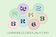 Burra - Psychedelic font, a Sans Serif Font by creativemedialab (Thumbnail 7 of 10)
