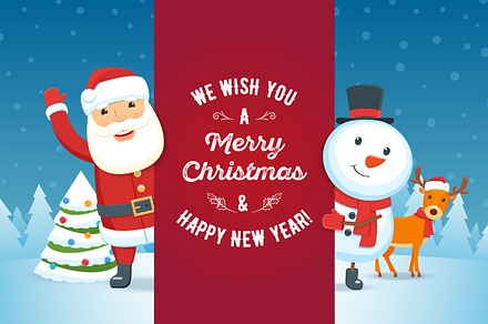 Christmas card template
