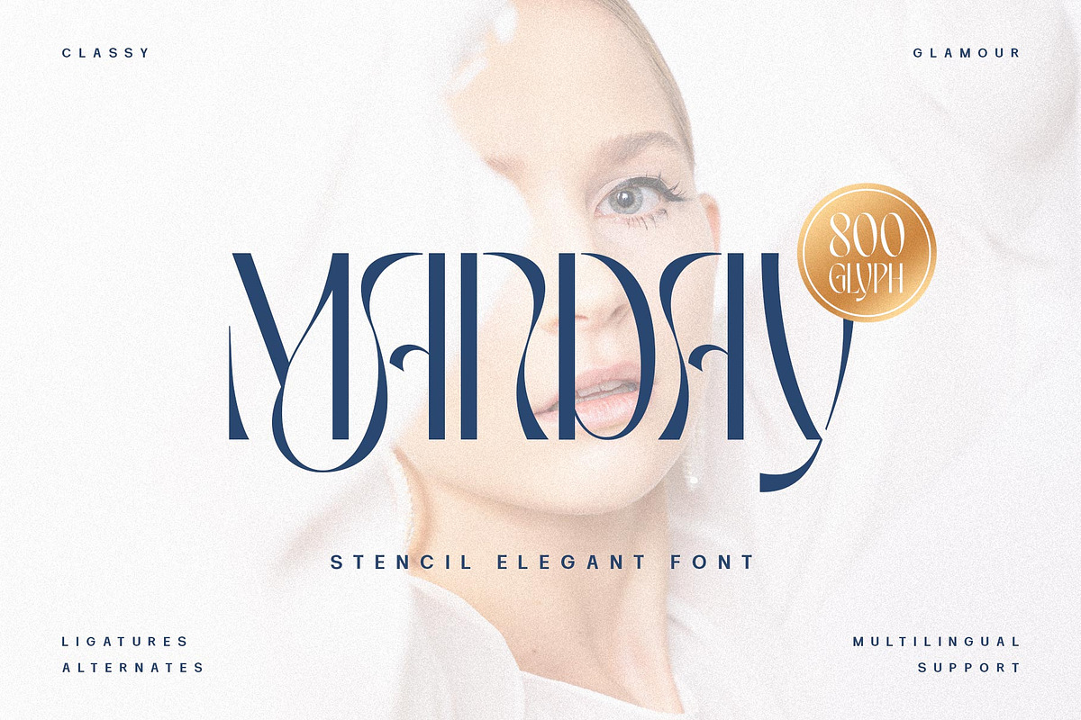 Manday Typeface, a Serif Font by alit design (Photo 1 of 15)