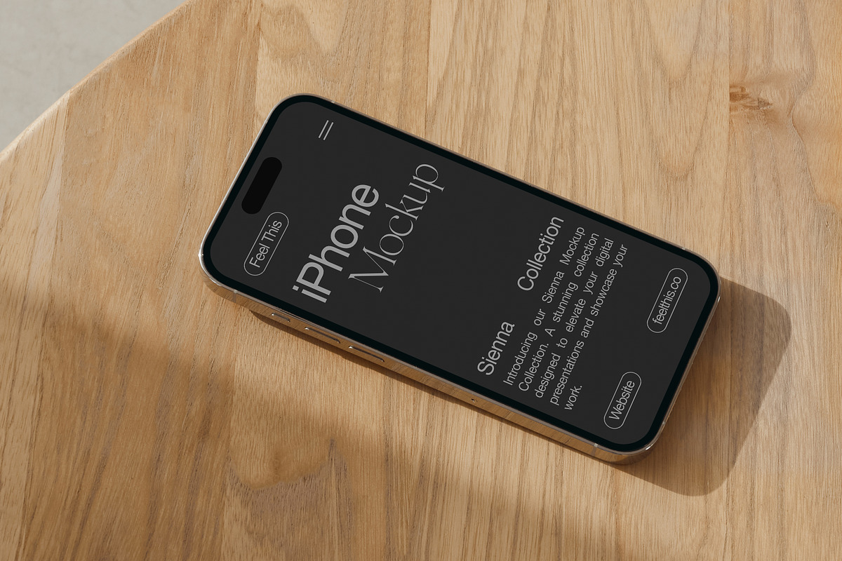 iPhone Mockup PSD, an iPhone Mockup by Feel This (Photo 2 of 3)