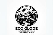 60 Eco Globe Landscape Silhouette, a Technology Illustration by Amazin_art (Thumbnail 20 of 29)