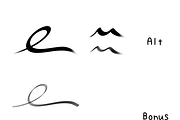 Procreate Round Calligraphic Brushes, a Brush Add-On by 103cia (Thumbnail 3 of 3)