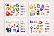Color matching printables | 18 sheet, a Poster Template by EeKayStore (Thumbnail 2 of 6)