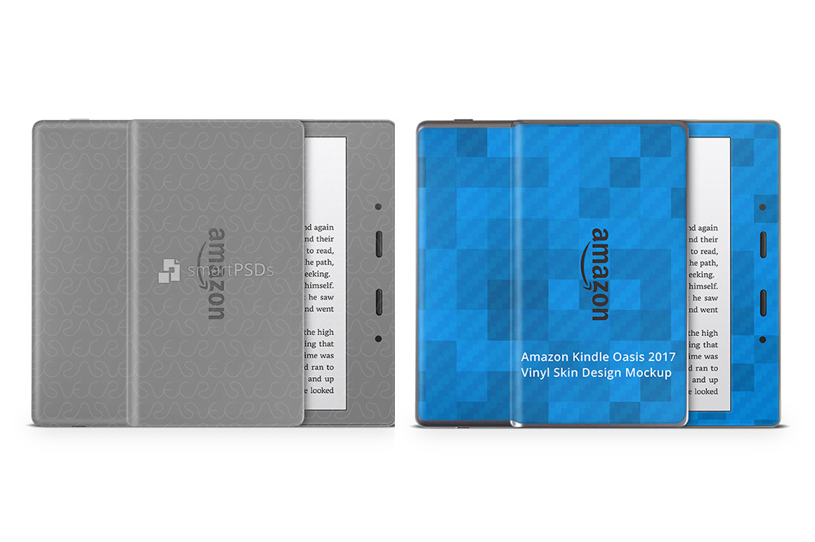 Amazon Kindle Oasis Vinyl Skin Psd by Vecras  Creative Market