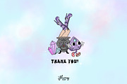 Pastel Goth Halloween creepy bundle, a Seasonal Illustration by Huxmay (Thumbnail 16 of 16)