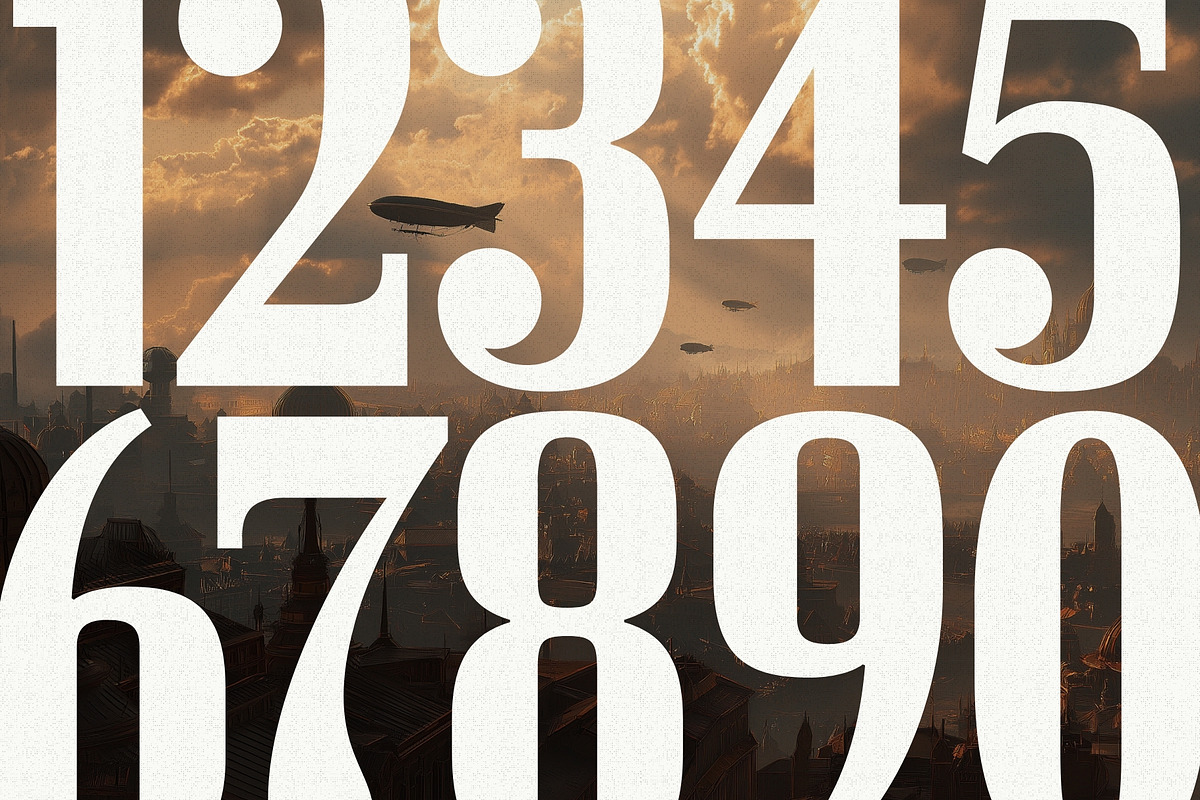 Steamspire - Steampunk Font, a Serif Font by HipFonts (Photo 5 of 9)