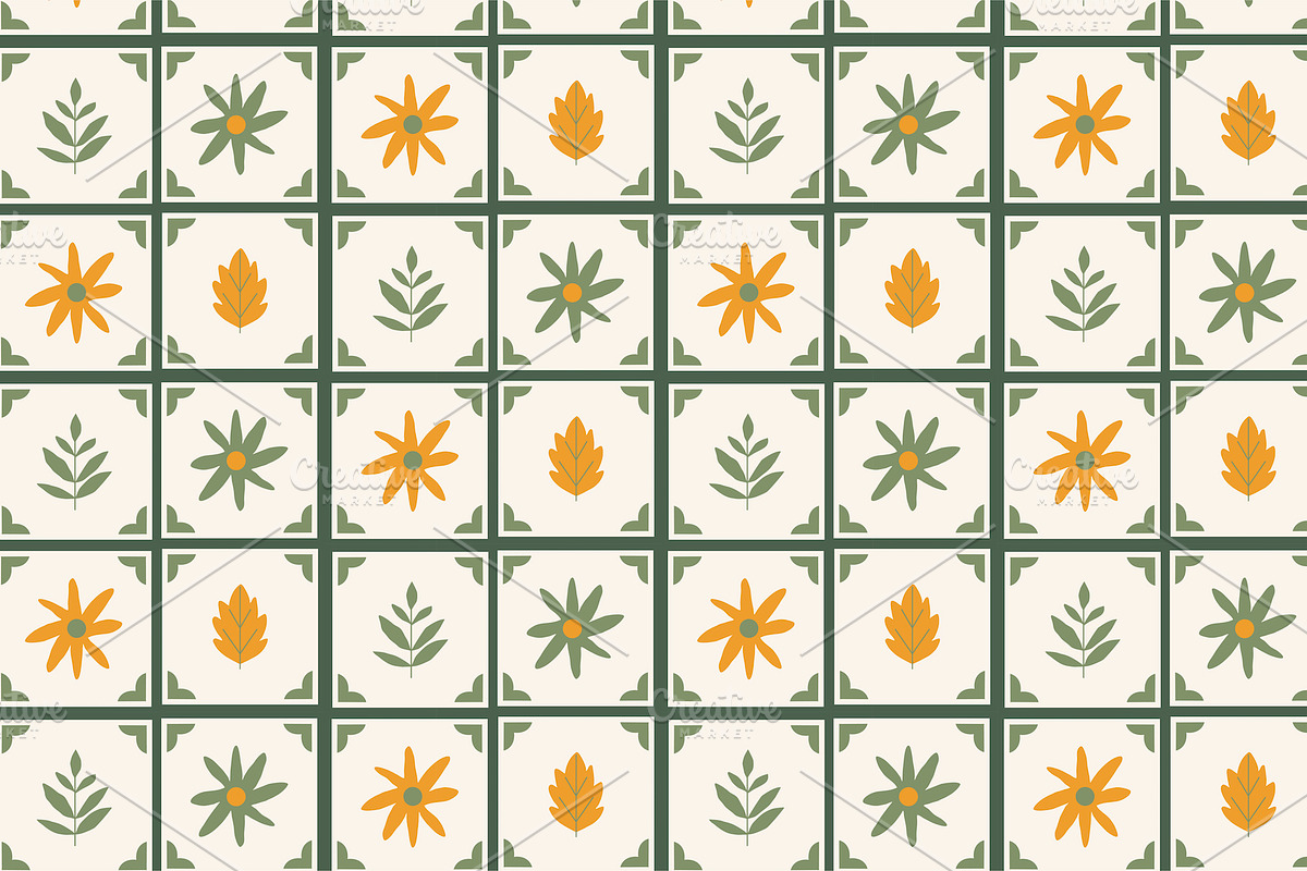 Mediterranean Tile patterns, a Pattern Graphic by Lyolya Profitrolya (Photo 5 of 7)