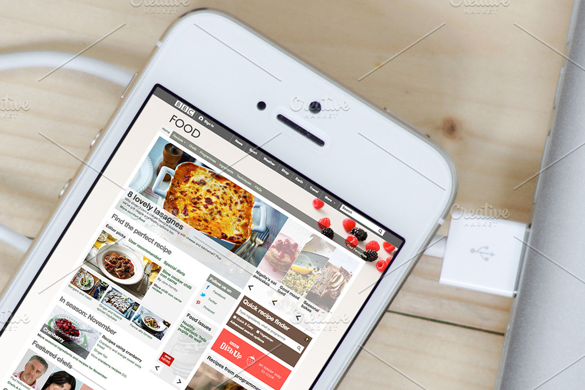 iPhone6 Mockup Template #1, an iPhone Mockup by Made by Mancie (Photo 3 of 3)