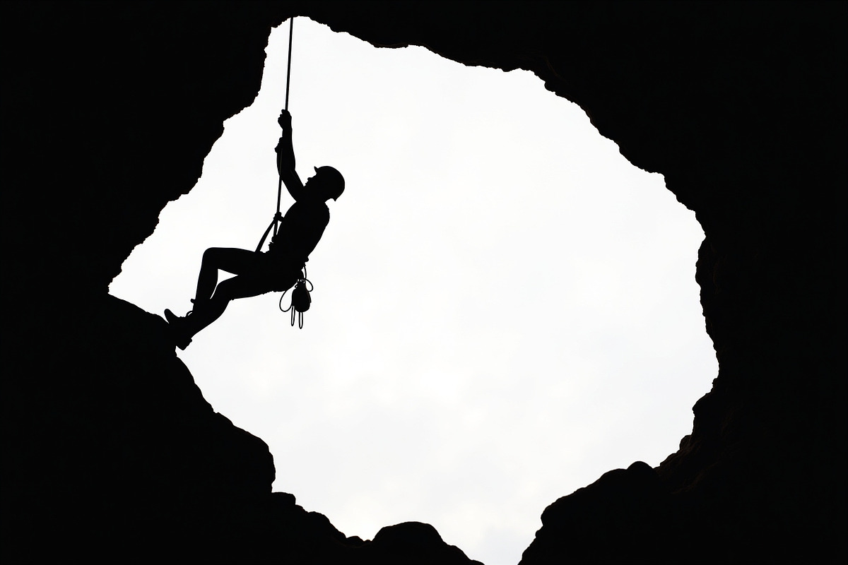 Mountain Climber Silhouette Set, an Illustration by Amazin_art (Photo 3 of 21)