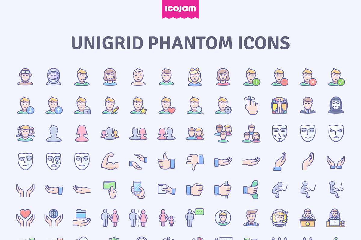 3552 Unigrid Phantom icons, an Icon by Icojam store (Photo 7 of 14)