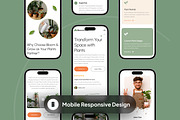 Plant Shop and Service Web Tempates, a Bootstrap Template by CreativeUI (Thumbnail 6 of 8)