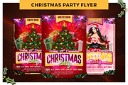 Christmas Party Flyer Template, a Flyer Template by HollyMolly! (Thumbnail 1 of 5)