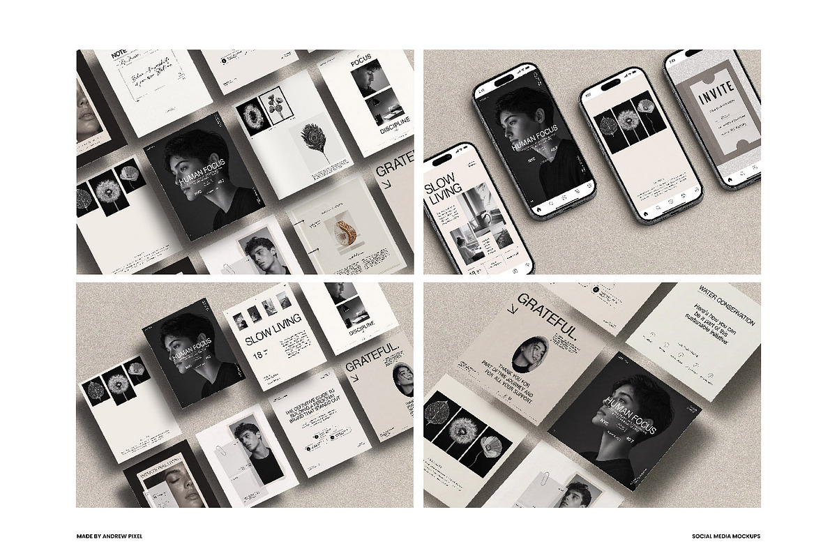 EDITION - Social Media Mockups, an iPhone Mockup by AndrewPixel (Photo 6 of 15)