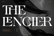 The Lencier Modern Luxury Font, a Serif Font by Rasio Studio (Thumbnail 1 of 10)