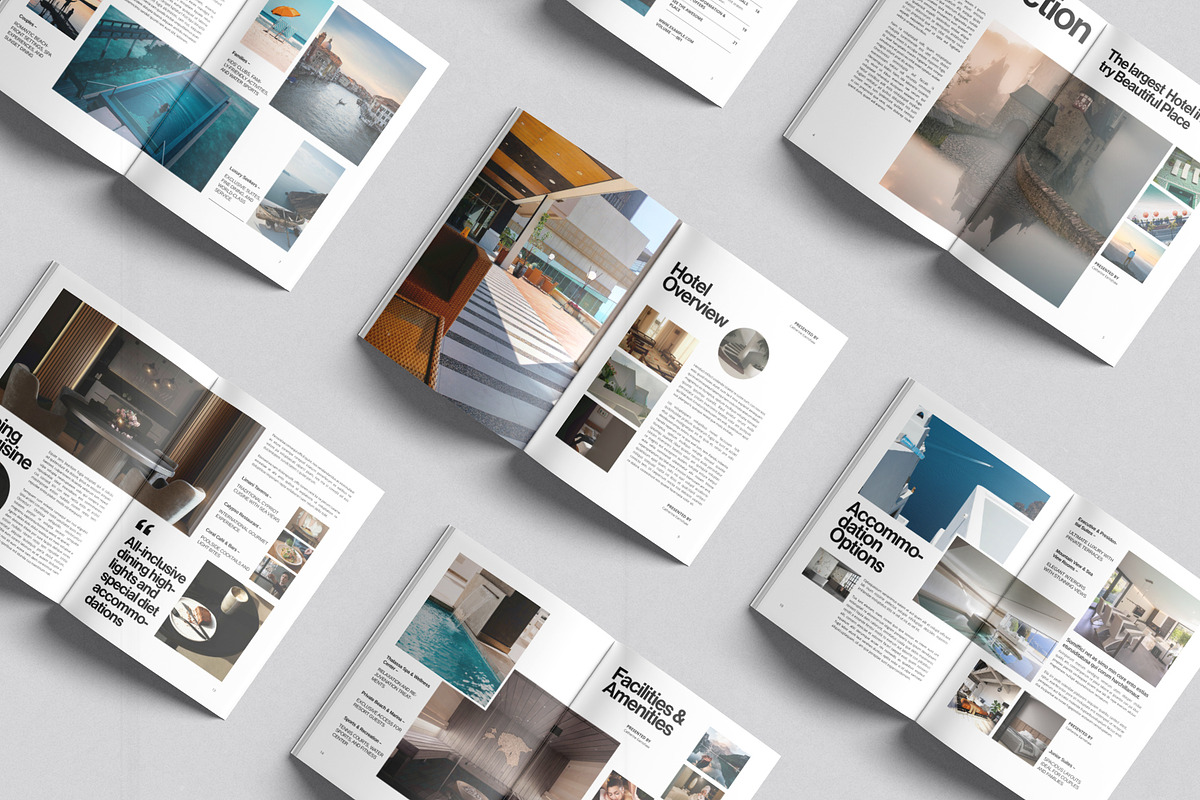 Travel Magazine Template, a Magazine Template by DesignCrest (Photo 12 of 13)