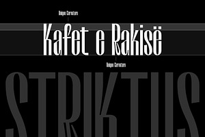 Neue Striktus - Display Type