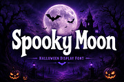 Spooky Moon, a Slab Serif Font by Wow Magic (Thumbnail 1 of 6)