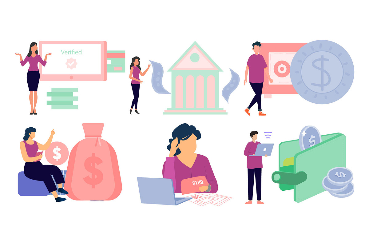 30 Loan Operation Illustration, an Illustration by Vector Portal (Photo 7 of 7)