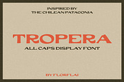 Tropera, a Handwritten Font by Florflai (Thumbnail 1 of 4)