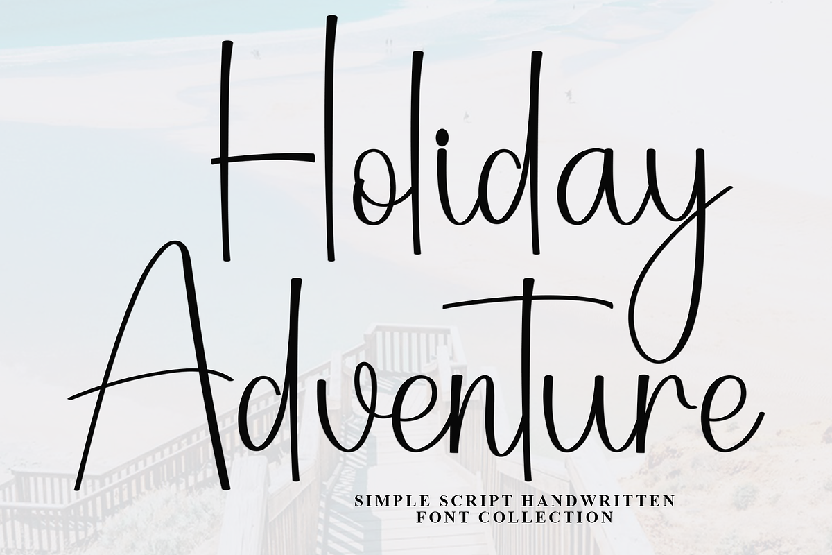 Holiday Adventure, a Handwritten Font by FreshTypeINK (Photo 1 of 8)